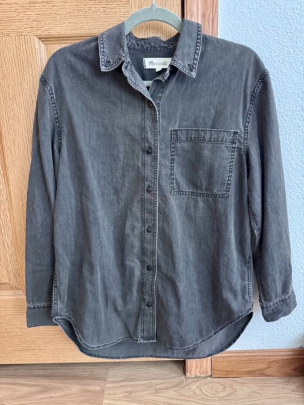 Madewell Denim Oversized Button-Up Shirt